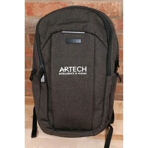 Basecamp Mt. Augusta Laptop Backpack Charcoal Gray Heathered Tech Travel Bag‎